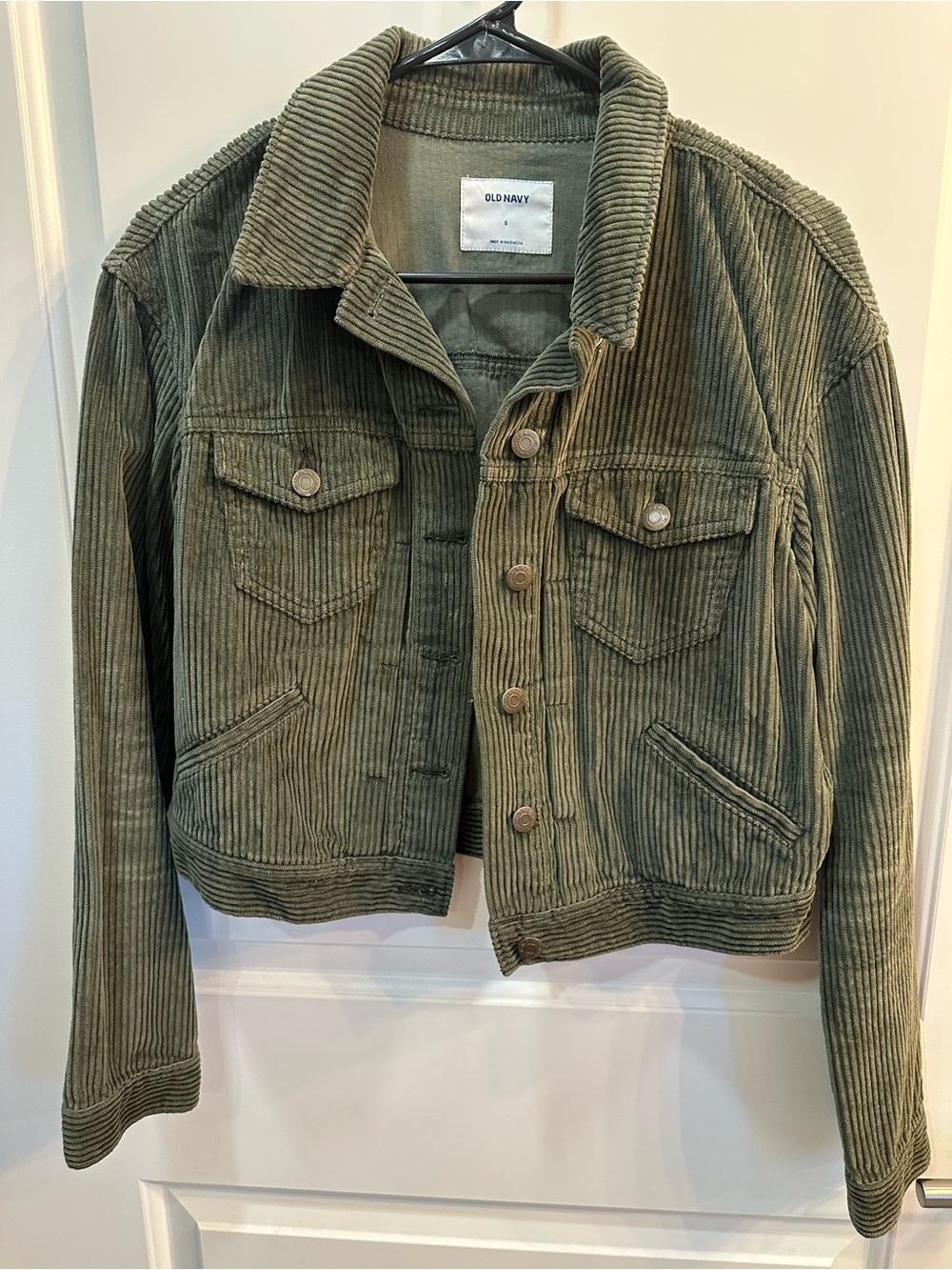 Old Navy Corduroy Jacket in Green Size Small